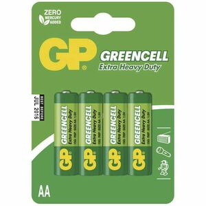 4 db GP Greencell R6 (AA) elem kép