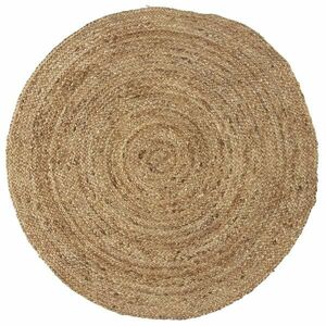 IB Laursen Jutaszőnyeg ROUND NATURAL 90 cm kép