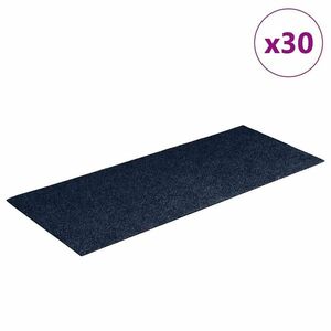 vidaXL 30 db kék lépcsőszőnyeg öntapadós téglalap alakú 60x25 cm kép