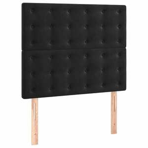 vidaXL 2 db fekete bársony fejtámla 80 x 5 x 78/88 cm kép