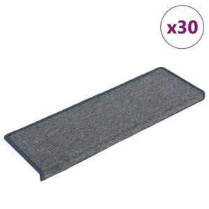 vidaXL 30 db lila és kék lépcsőszőnyeg 65 x 21 x 4 cm kép