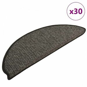 vidaXL 30 db lépcsőszőnyegek öntapadós szizál kinézetű 65x21x4 cm kép