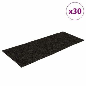 vidaXL 30 db barna lépcsőszőnyeg öntapadós téglalap alakú 60x25 cm kép