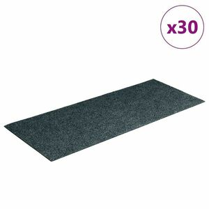 vidaXL 30 db zöld lépcsőszőnyeg öntapadós téglalap alakú 60x25 cm kép