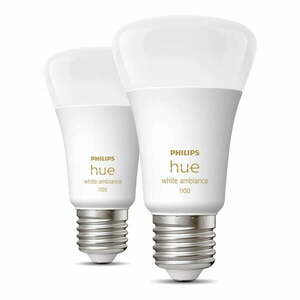 LED okos izzó szett 2 db-os E27, 11 W White ambiance – Philips Hue kép