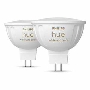 Okos izzó szett 2 db-os GU 5, 3, 6 W White and color ambiance – Philips Hue kép