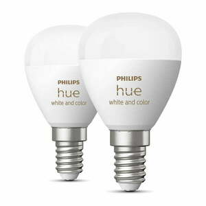 Okos izzó szett 2 db-os E14, 5 W White and color ambiance – Philips Hue kép