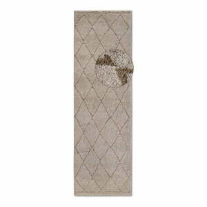 Bézs futószőnyeg 80x240 cm Perrotin Beige – Elle Decoration kép