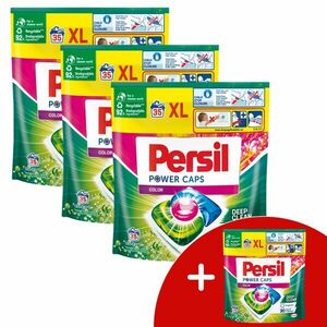 Persil Power Caps Color Mosókapszula 3x35 mosás + 1 Ajándék kép