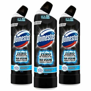 Domestos Zéró Blue WC Vízkőoldó 3x750ml kép