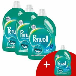 Perwoll Renew Refresh Sport folyékony Mosószer 3x3L - 180 mosás +... kép