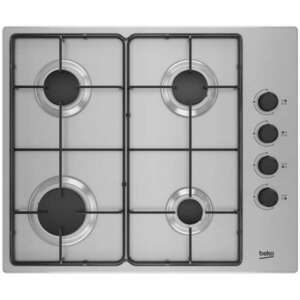 Beko HIGG-64120 SX Beépíthető gáz főzőlap, 61 cm, 4 főzőzóna, Ind... kép