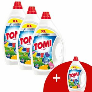 Tomi Max Power Color Gel folyékony Mosógél 3x2, 475L - 165 mosás +... kép