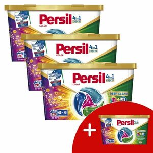 Persil 4in1 Discs Color Mosókapszula 3x20 mosás + 1 Ajándék kép