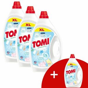 Tomi Max Power Color Gel Sensitive folyékony Mosógél 3x2, 25L - 15... kép