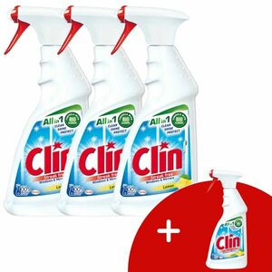 Clin Lemon Ablaktisztító spray 3x500ml + 1 Ajándék kép