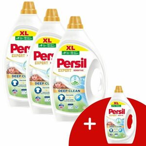 Persil Sensitive Gel folyékony Mosószer 3x2, 25L - 150 mosás + 1 Ajándék kép