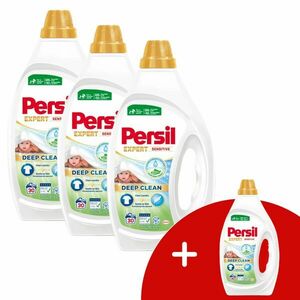 Persil Sensitive Gel folyékony Mosószer 3x1, 35L - 90 mosás + 1 Ajándék kép