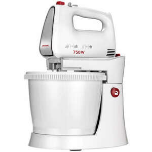 MPM MMR-20Z Tálas mixer forgótállal 750W - fehér kép