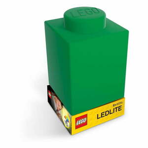 Classic Brick zöld szilikon világító éjjeli lámpa - LEGO® kép