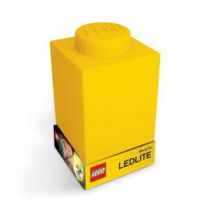 Classic Brick sárga szilikon világító éjjeli lámpa - LEGO® kép