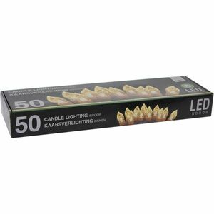 Genazzano karácsonyi fényfüzér, meleg fehér, 50 LED kép