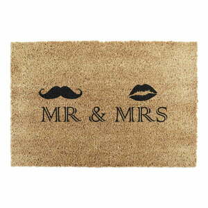 Kókuszrost lábtörlő 40x60 cm Mr and Mrs – Artsy Doormats kép