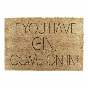 Kókuszrost lábtörlő 40x60 cm If You Have Gin – Artsy Doormats kép