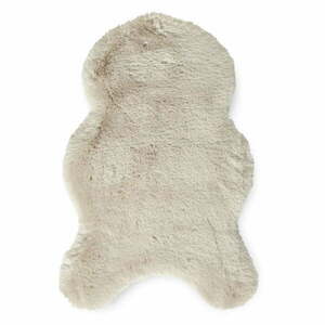 Krémszínű szintetikus szőrme szőnyeg 60x90 cm Super Teddy – Think Rugs kép