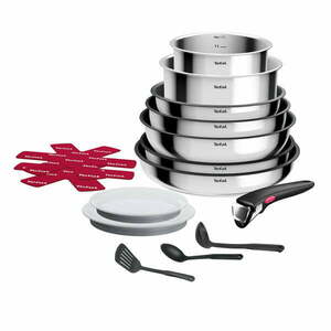 Alumínium edény készlet 15 db-os INGENIO Cook Eat L881SF04 – Tefal kép