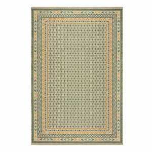 Zöld jutakeverék szőnyeg 200x290 cm Mara Jute Border – Flair Rugs kép