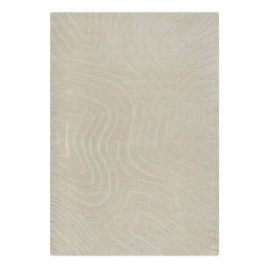 Krémszínű kézi szövésű gyapjú szőnyeg 160x230 cm Mesmerise Natural – Flair Rugs kép