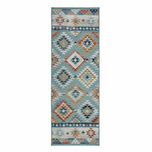 Kék kültéri futószőnyeg 80x230 cm Avery Blue – Flair Rugs kép