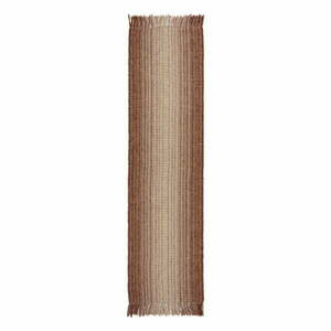 Piros kétoldalas kézi szövésű jutakeverék futószőnyeg 60x230 cm Jute Ombre Red – Flair Rugs kép