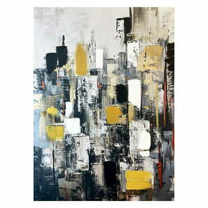 Kép kézzel festett részletekkel 70x100 cm Cityscape – Styler kép