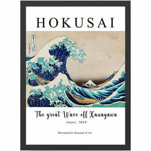 Kép 35x45 cm Hokusai – Wallity kép