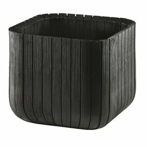 Keter Cube planter műanyag virágtartó M szürke, 30 x 30 x 30 cm kép