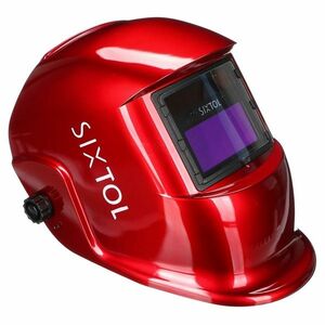 Sixtol WELDING MASK 2 automata fényre sötétedő hegesztősisak, piros kép