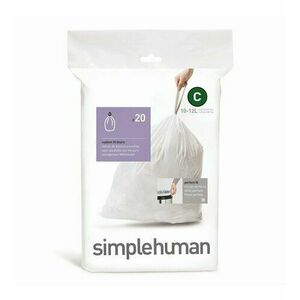 Simplehuman zsák szemeteskosárba C 10-12 l, 20 db kép