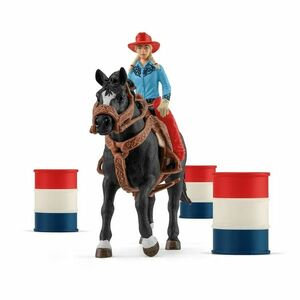 Schleich 42576 hordóverseny cowgirllel kép