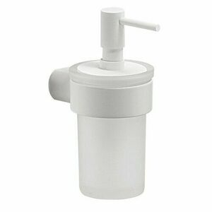 GEDY PI8102 Pirenei szappanadagoló, fehérmatt/tejes üveg kép