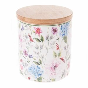 Flower Garden porcelán doboz bambusz fedéllel, 600 ml kép