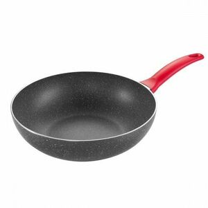 Tescoma Wok Manico Rosso 28 cm, piros, kép