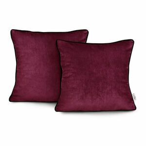 Díszpárnahuzat VELVET piros glamour bársony 45x45 ameliahome kép