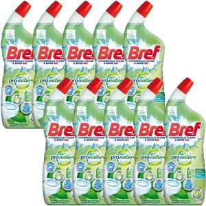 Bref ProNature Mint&Eucalyptus WC frissítő gél 10x700ml kép