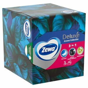 Zewa Deluxe 3 rétegű dobozos Papír zsebkendő - Aroma Collection 60db kép