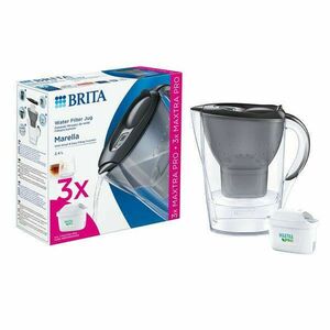 Brita 1052796 Marella 2, 4l grafit vízszűrő kancsó + 3db Maxtra Pro szűrő kép