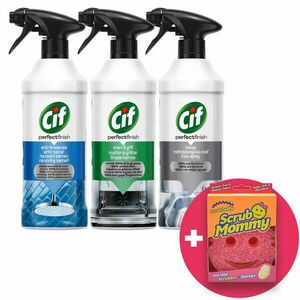 Cif Perfect Finish Spray Csomag + Ajándék Scrub Mommy Szivacs kép