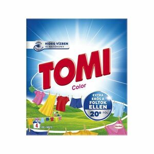 Mosópor 240 g (4 mosás) színes ruhákhoz tomi color kép