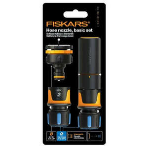 Fiskars 1027091 tömlőcsatlakozó Fekete, Kék, Narancssárga 3 dB kép